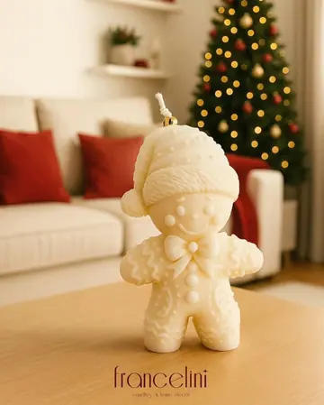 Vela Boneco de Gengibre