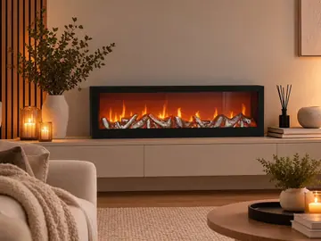 Lareira decorativa, 10 LEDs