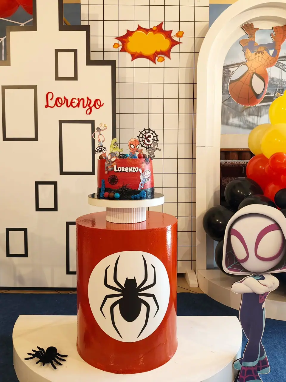Super-heróis — Aniversário do Lorenzo